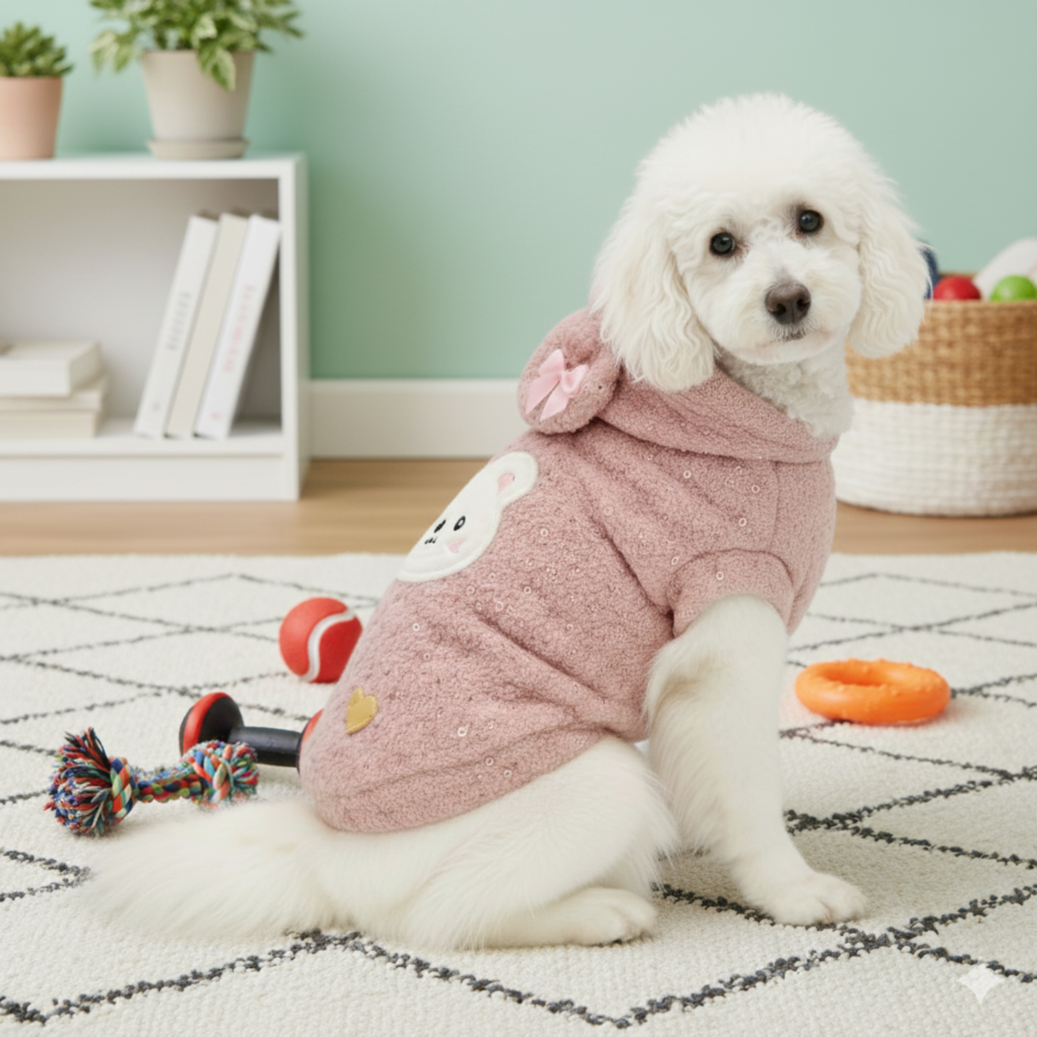 Felpa Invernale Teddy Chocolate per Cani